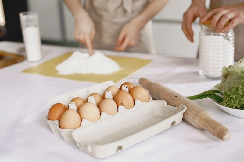 cuisine avec des œufs de catégorie A