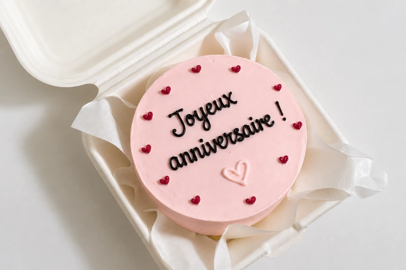 bento cake d'anniversaire