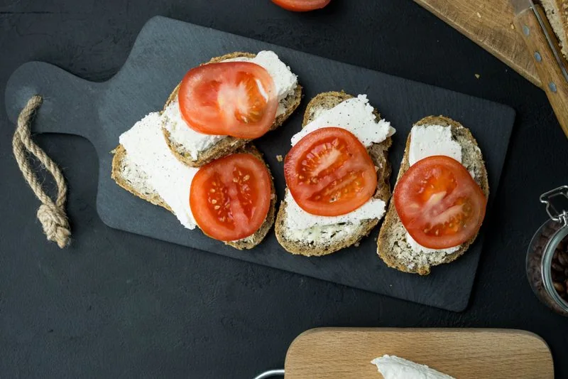 tartines pour un brunch à la maison