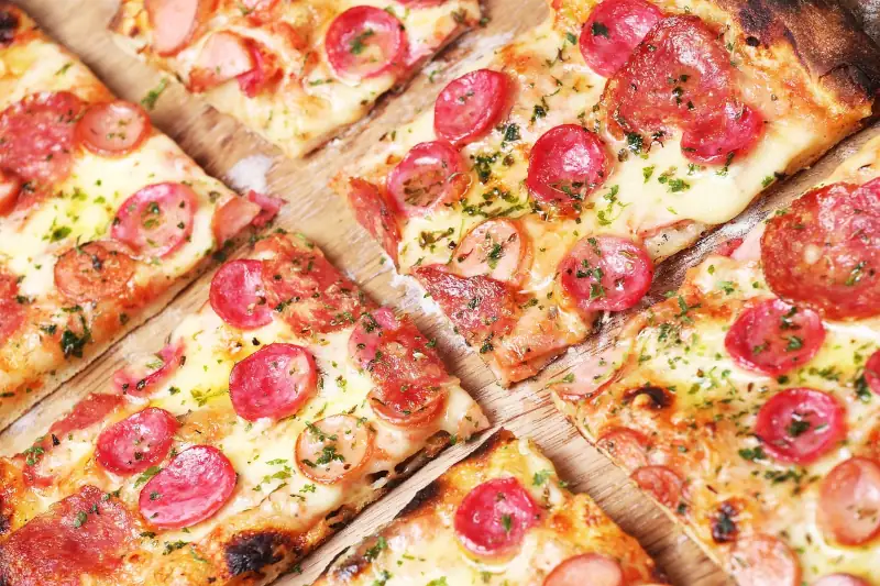 pizza au chorizo